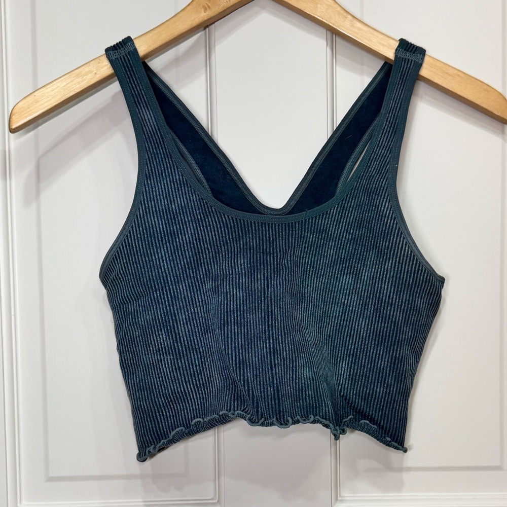 Spiritual Gangster Ribbed Crop Tank Top M/L